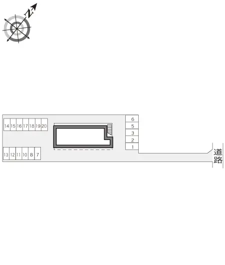 ★手数料０円★高石市綾園　月極駐車場（LP）